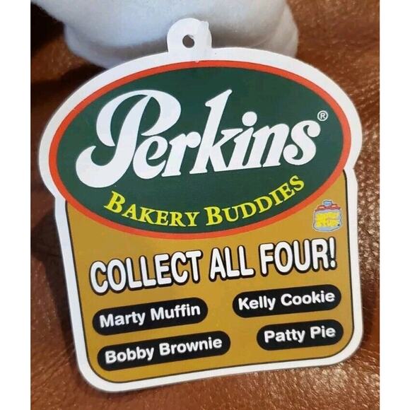 Perkins Bakery Buddies Bobby Brownie 11 Inch Stuffed Animal Plush Toy RARE HTF - Picture 7 of 12